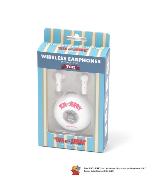 niko and...（ニコアンド）の「【トムとジェリー】コラボBluetoothイヤホン（ヘッドフォン/イヤホン・レディース・グレー/ブラウン・FREE）」の4枚目の写真