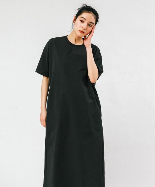 EKAL(エカル)の「『UVカット/吸水速乾』DRY OUT ONE-PIECE(ワンピース・レディース・ブラック/チャコールグレー・ONE)」の5枚目の写真