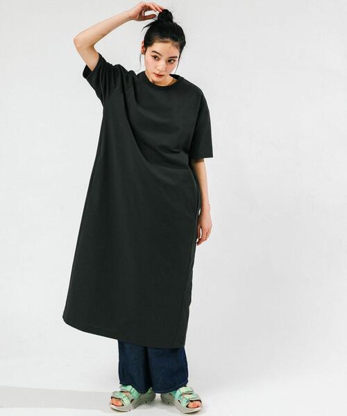 EKAL(エカル)の「『UVカット/吸水速乾』DRY OUT ONE-PIECE(ワンピース・レディース・ブラック/チャコールグレー・ONE)」の6枚目の写真