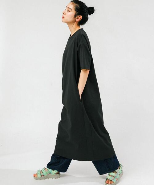 EKAL(エカル)の「『UVカット/吸水速乾』DRY OUT ONE-PIECE(ワンピース・レディース・ブラック/チャコールグレー・ONE)」の7枚目の写真