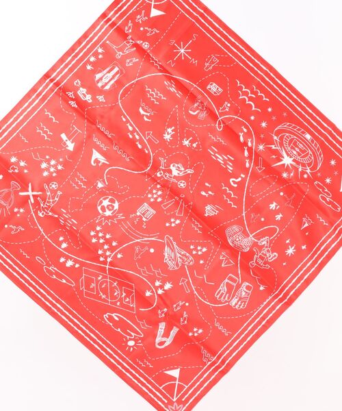 adidas（アディダス）の「adidas アディダス U MR PIN&SCARF ピン&スカーフ KR3678 RED（バンダナ/スカーフ・メンズ・レッド・FREE）」の2枚目の写真