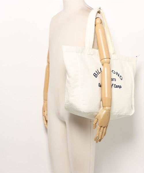 BILLABONG(ビラボン)の「BILLABONG ウィメンズ BIG TOTE BAG_PILE トートバッグ 【2026年春夏モデル】(トートバッグ・レディース・ネイビー/ブルー系その他/ダークオリーブ/ホワイト・FREE)」の8枚目の写真