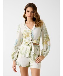 Guess | Long Sleeves Shirley Linen Top(シャツ/ブラウス)