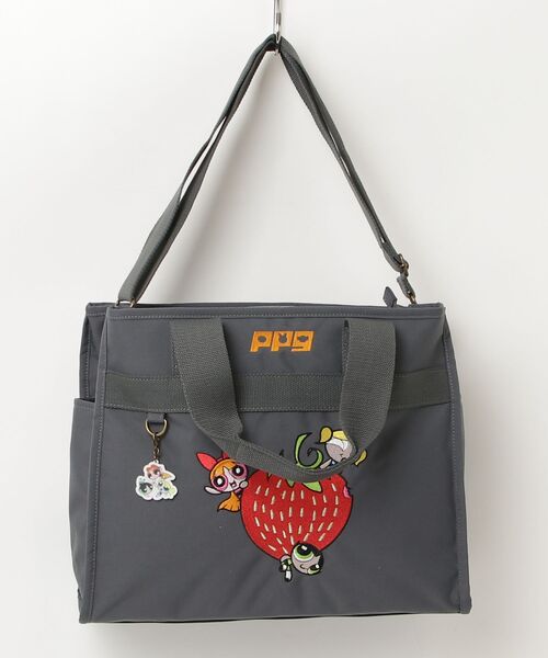 PR01.（ピーアールワン）の「【The Powerpuff Girls / パワーパフ ガールズ】 2WAY バッグ（トートバッグ・レディース・ダークグレー/ベージュ・FREE）」の21枚目の写真