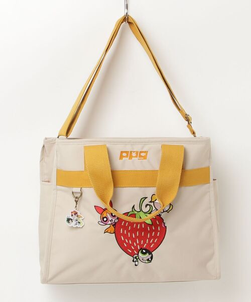 PR01.（ピーアールワン）の「【The Powerpuff Girls / パワーパフ ガールズ】 2WAY バッグ（トートバッグ・レディース・ダークグレー/ベージュ・FREE）」の22枚目の写真