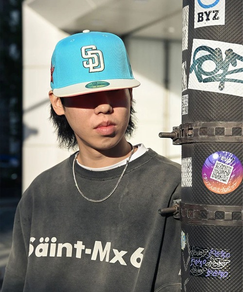 ニューエラ【NEW ERA】- HOMEGAME別注 サンディエゴ・パドレス キャップ 【SAN DIEGO PADRES 59FIFTY CO 1978 ASG VICE BLUE/CHROME 70993097】