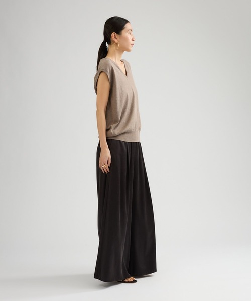 Chaos（カオス）の「Chaos(カオス)/ ◇3/4坪田あさみさんIGLIVE紹介アイテム◇　チュルリーニット（ニット/セーター・レディース・チャコール/モカ・FREE）」の13枚目の写真