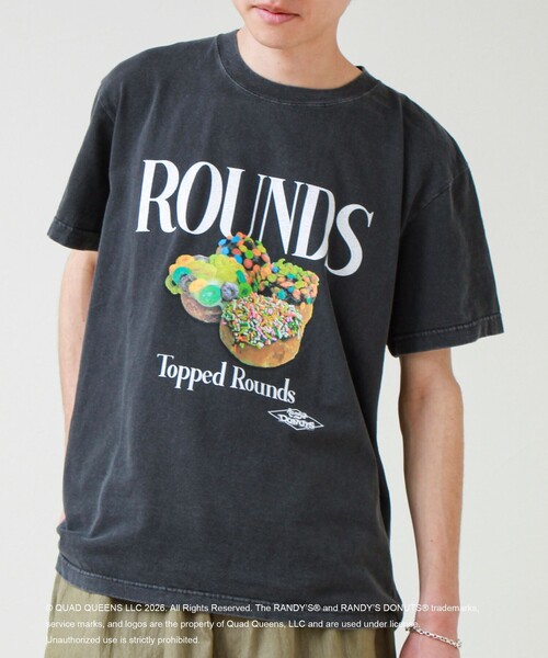 GOOD ROCK SPEED(グッドロックスピード)の「【GOOD ROCK SPEED】Randy’s Donuts / ランディーズドーナツ プリントT(Tシャツ/カットソー・メンズ・ブラック/ライトグレー/オフホワイト・M/L)」の3枚目の写真