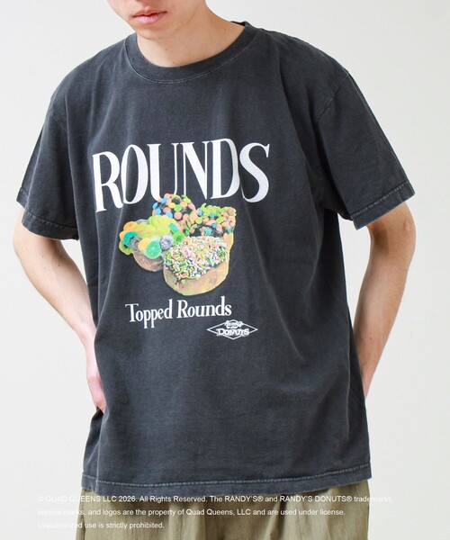 GOOD ROCK SPEED(グッドロックスピード)の「【GOOD ROCK SPEED】Randy’s Donuts / ランディーズドーナツ プリントT(Tシャツ/カットソー・メンズ・ブラック/ライトグレー/オフホワイト・M/L)」の6枚目の写真