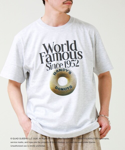 GOOD ROCK SPEED(グッドロックスピード)の「【GOOD ROCK SPEED】Randy’s Donuts / ランディーズドーナツ プリントT(Tシャツ/カットソー・メンズ・ブラック/ライトグレー/オフホワイト・M/L)」の12枚目の写真