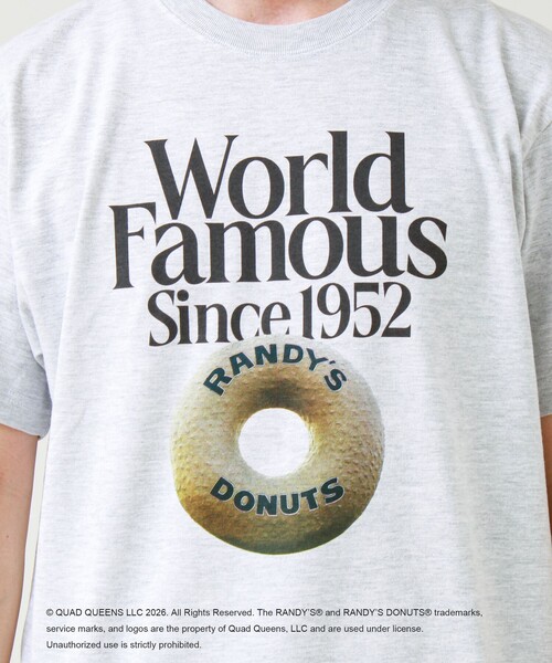 GOOD ROCK SPEED(グッドロックスピード)の「【GOOD ROCK SPEED】Randy’s Donuts / ランディーズドーナツ プリントT(Tシャツ/カットソー・メンズ・ブラック/ライトグレー/オフホワイト・M/L)」の16枚目の写真