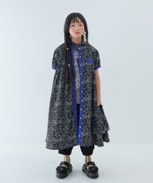 manyBearカラフルシャツワンピース