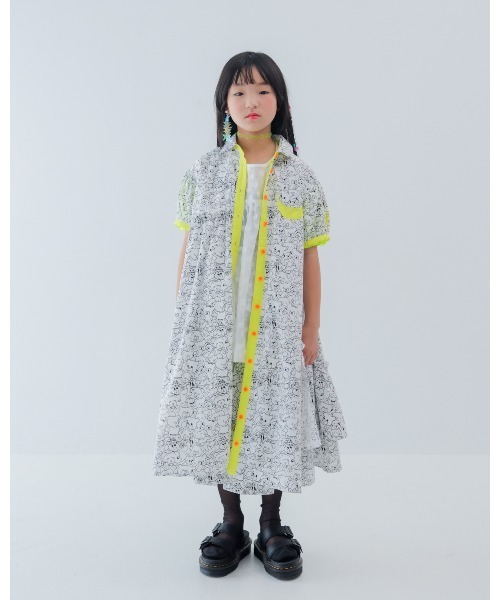 unica(ユニカ)の「manyBearカラフルシャツワンピース(ワンピース・キッズ・ブラック/オフホワイト・XL/L)」の17枚目の写真