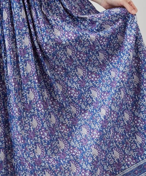 チャイハネ（チャイハネ）の「【チャイハネ】バサンタワンピース（ワンピース・レディース・ブラック/ネイビー/ホワイト・FREE）」の6枚目の写真