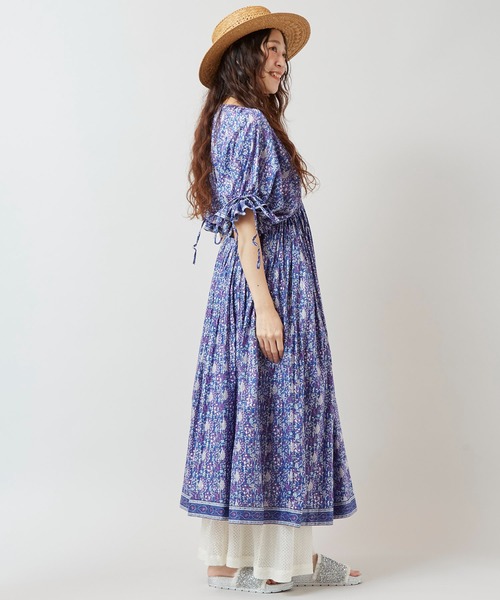 チャイハネ（チャイハネ）の「【チャイハネ】バサンタワンピース（ワンピース・レディース・ブラック/ネイビー/ホワイト・FREE）」の13枚目の写真