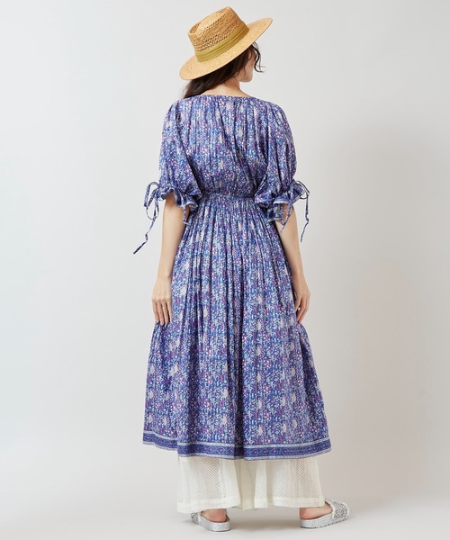 チャイハネ（チャイハネ）の「【チャイハネ】バサンタワンピース（ワンピース・レディース・ブラック/ネイビー/ホワイト・FREE）」の12枚目の写真