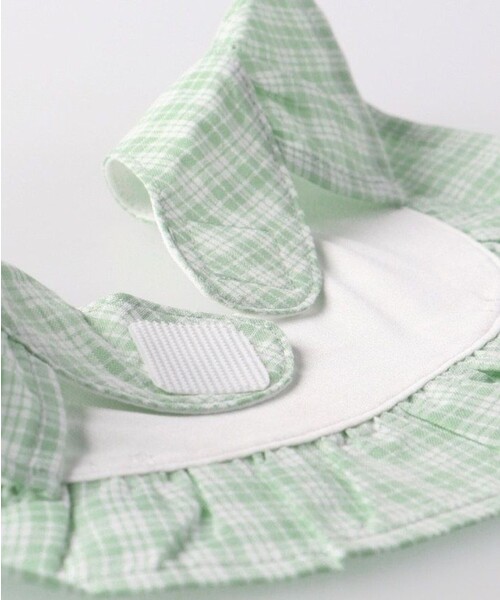 BRANSHES(ブランシェス)の「リボン付きスタイ(スタイ/よだれかけ・キッズ・ライトグリーン/ピンク・FREE)」の11枚目の写真