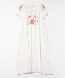 チャイハネ | 【チャイハネ】花刺繍クロスステッチワンピース(ワンピース)
