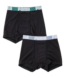 PUMA | PUMA プーマ ボクサーパンツ 2枚組 メッシュ 前開き アンダーウェア 下着(ボクサーパンツ)