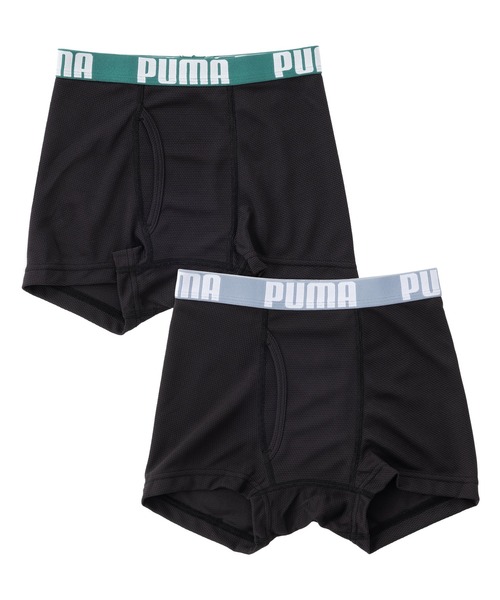 PUMA プーマ ボクサーパンツ 2枚組 メッシュ 前開き アンダーウェア