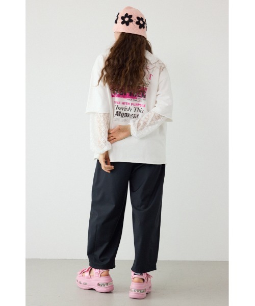 RODEO CROWNS WIDE BOWL（ロデオクラウンズワイドボウル）の「コクーンタックパンツ（スラックス・レディース・グレー/ブラック/ブラウン・SMALL/MEDIUM）」の8枚目の写真