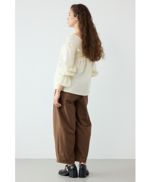 RODEO CROWNS WIDE BOWL（ロデオクラウンズワイドボウル）の「コクーンタックパンツ（スラックス・レディース・グレー/ブラック/ブラウン・SMALL/MEDIUM）」の13枚目の写真