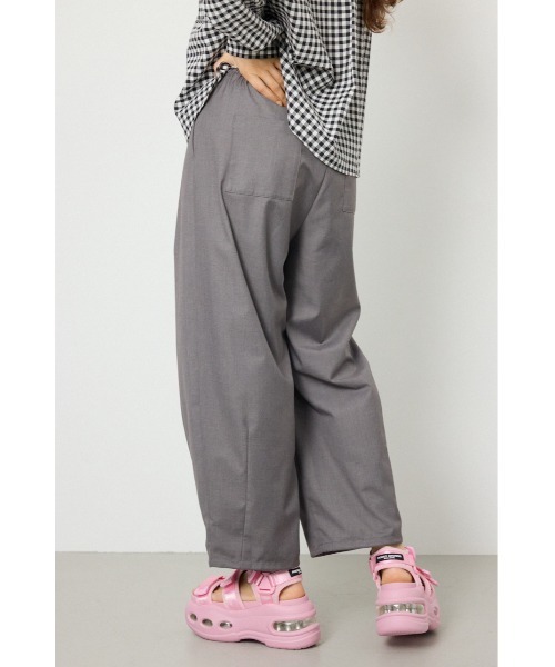 RODEO CROWNS WIDE BOWL（ロデオクラウンズワイドボウル）の「コクーンタックパンツ（スラックス・レディース・グレー/ブラック/ブラウン・SMALL/MEDIUM）」の17枚目の写真