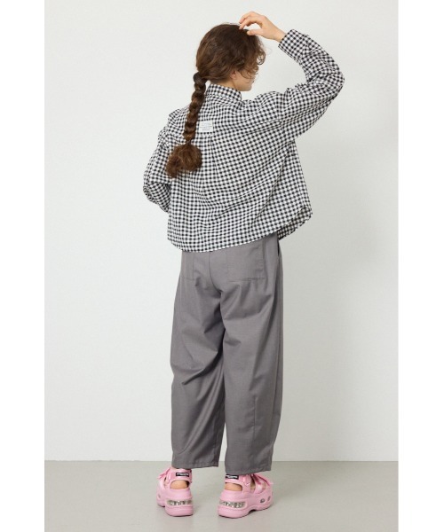 RODEO CROWNS WIDE BOWL（ロデオクラウンズワイドボウル）の「コクーンタックパンツ（スラックス・レディース・グレー/ブラック/ブラウン・SMALL/MEDIUM）」の20枚目の写真