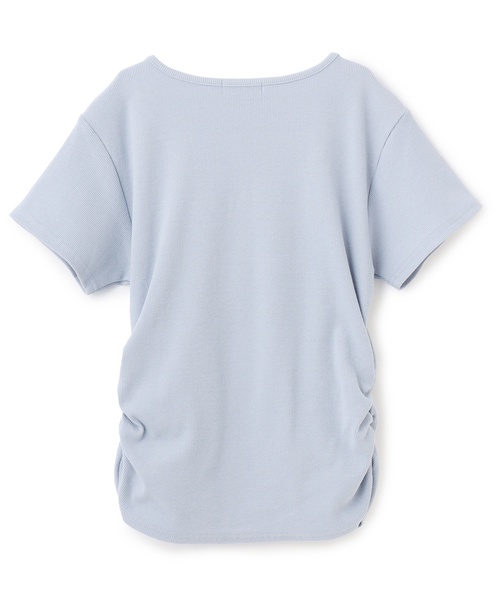 LOVETOXIC(ラブトキシック)の「【新色入荷♪】レースアップテレコ半袖T(Tシャツ/カットソー・キッズ・トップグレー/ブラック/サックスブルー/オフホワイト/ブラウン・S:140cm/130cm/M:150cm/L:160cm/M/L/SS/S)」の20枚目の写真