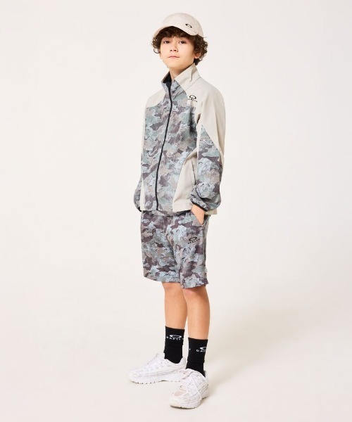 OAKLEY(オークリー)の「オークリー YTR CLOTH JKT 11.0(ナイロンジャケット・キッズ・ブラック/ブラウン/ホワイト・130cm/140cm/150cm/160cm)」の13枚目の写真