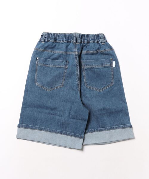 L.COPECK(エルコペック)の「デニムキュロット(デニムパンツ・キッズ・ネイビー/ブルー系1・150cm/160cm)」の3枚目の写真