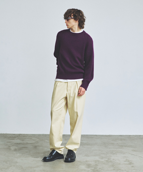 KNITTED(ニッティド)の「シェギドック ウール100% ラウンドニット PURPLE(ニット/セーター・レディース・その他・MEDIUM/LARGE/X-LARGE)」の6枚目の写真