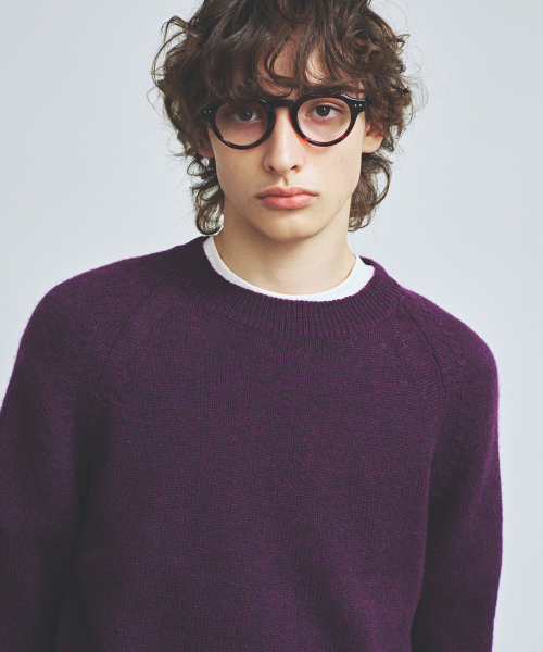 KNITTED(ニッティド)の「シェギドック ウール100% ラウンドニット PURPLE(ニット/セーター・レディース・その他・MEDIUM/LARGE/X-LARGE)」の11枚目の写真