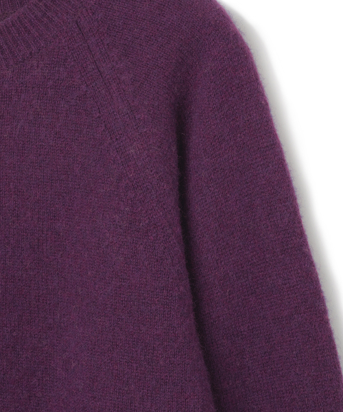 KNITTED(ニッティド)の「シェギドック ウール100% ラウンドニット PURPLE(ニット/セーター・レディース・その他・MEDIUM/LARGE/X-LARGE)」の14枚目の写真