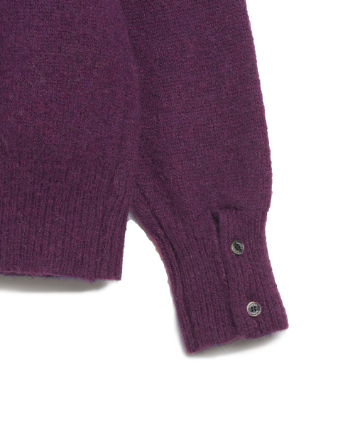 KNITTED(ニッティド)の「シェギドック ウール100% ラウンドニット PURPLE(ニット/セーター・レディース・その他・MEDIUM/LARGE/X-LARGE)」の15枚目の写真