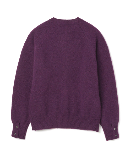 KNITTED(ニッティド)の「シェギドック ウール100% ラウンドニット PURPLE(ニット/セーター・レディース・その他・MEDIUM/LARGE/X-LARGE)」の17枚目の写真