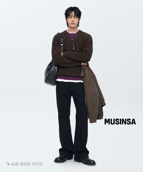 KNITTED(ニッティド)の「シェギドック ウール100% ラウンドニット PURPLE(ニット/セーター・レディース・その他・MEDIUM/LARGE/X-LARGE)」の19枚目の写真