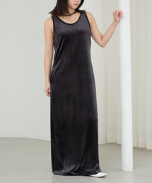 IENA LA BOUCLE | IENA LA BOUCLE トリアセベロアタンクワンピース(ワンピース)