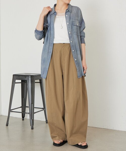 BEARDSLEY（ビアズリー）の「シアーコンビタンクトップ（キャミソール・レディース・ブラック/ホワイト/ライトグレー・FREE）」の14枚目の写真