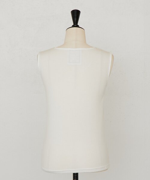 BEARDSLEY（ビアズリー）の「シアーコンビタンクトップ（キャミソール・レディース・ブラック/ホワイト/ライトグレー・FREE）」の19枚目の写真