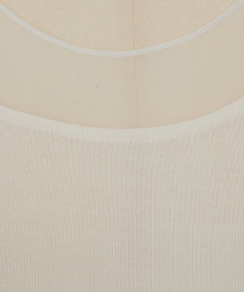 BEARDSLEY（ビアズリー）の「シアーコンビタンクトップ（キャミソール・レディース・ブラック/ホワイト/ライトグレー・FREE）」の21枚目の写真