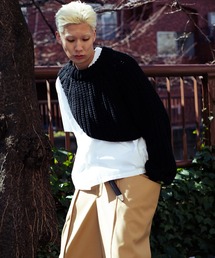 GOAT ESSENCE | SHOULDER KNIT SWEATER(ニット/セーター)