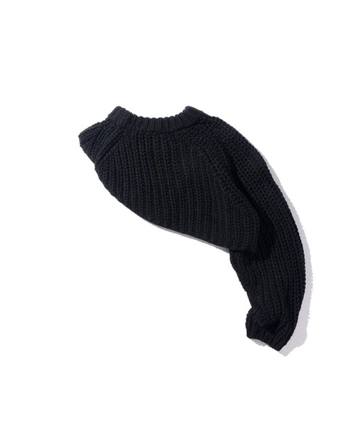 GOAT ESSENCE(ゴートエッセンス)の「SHOULDER KNIT SWEATER(ニット/セーター・メンズ・レッド/ブラック/グレー・FREE)」の4枚目の写真