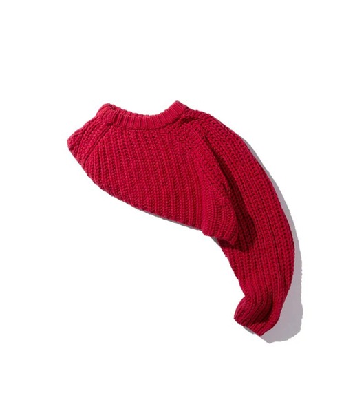 GOAT ESSENCE(ゴートエッセンス)の「SHOULDER KNIT SWEATER(ニット/セーター・メンズ・レッド/ブラック/グレー・FREE)」の8枚目の写真