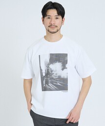 ABAHOUSE GRAY | 【CITY PHOTO】 半袖Tシャツ(Tシャツ/カットソー)