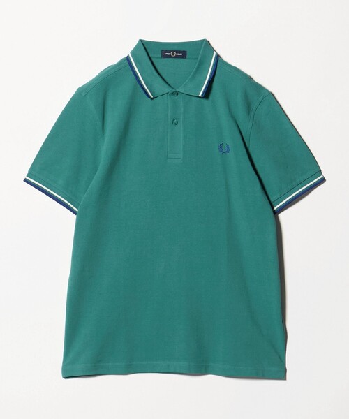 FRED PERRY(フレッドペリー)の「<FRED PERRY>ツインティップ ポロシャツ(Tシャツ/カットソー・メンズ・オフホワイト/ナチュラル/ブラック/オリーブ/ワイン/ケリーグリーン/ネイビー/ダークグレー/その他2/その他1・M/L/XL)」の6枚目の写真