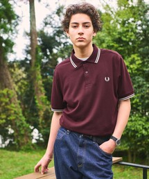 <FRED PERRY>ツインティップ ポロシャツ
