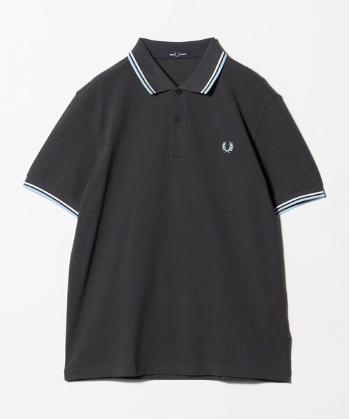 FRED PERRY(フレッドペリー)の「<FRED PERRY>ツインティップ ポロシャツ(Tシャツ/カットソー・メンズ・オフホワイト/ナチュラル/ブラック/オリーブ/ワイン/ケリーグリーン/ネイビー/ダークグレー/その他2/その他1・M/L/XL)」の3枚目の写真