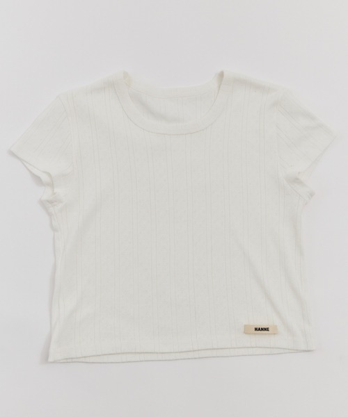 HANNE（アン）の「アイレットコンパクトTEE（Tシャツ/カットソー・レディース・レッド/ホワイト・FREE）」の16枚目の写真