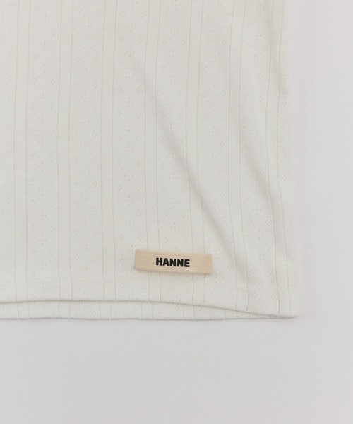 HANNE（アン）の「アイレットコンパクトTEE（Tシャツ/カットソー・レディース・レッド/ホワイト・FREE）」の15枚目の写真